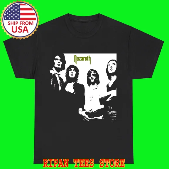 RETRO Nazareth Black T-Shirt Size S - 5XL