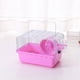 thumbnail image 5 of Jaula de hámster, accesorios pequeños, juguetes de hámster para jerbo, casa de hábitat, juguete para mascotas Rosado Zulema Jaula transportadora de hámster, 5 of 7