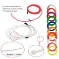 thumbnail image 3 of Neon Lights EL Wire Kit Portable Parties Halloween Blacklight RunRope Tube Waterproof EL Wire LED Strip 3m 5m, 3 of 6