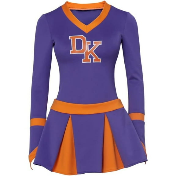 Purple Cheerleading Outfit for High School Cheerleaders