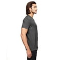 thumbnail image 2 of 6752 Anvil Adult Triblend V-Neck T-Shirt - Heather Dark Grey - XS, 2 of 5