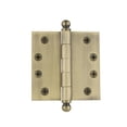 thumbnail image 6 of Grandeur 809022 Solid Brass 4 X 4" Plain Bearing Square Corner Mortise Door Hinge - Brass, 6 of 7