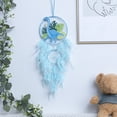 thumbnail image 4 of Dserhfy Dinosaur Dream Catcher Ornament Kids Faux LED Light Feather Dream Catcher Handmade Home Decor Birthday Gift, 4 of 7