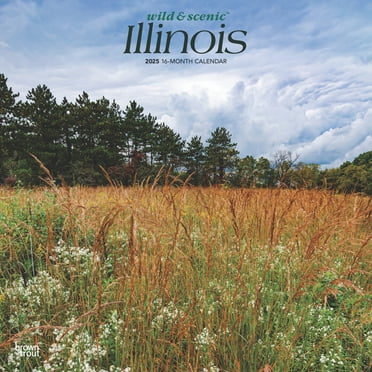 Illinois Wild & Scenic | 2025 12x24" (Hanging) Wall Calendar | BrownTrout