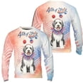 thumbnail image 3 of 4th of July Old English Sheepdog Celebrates Independence Day All Over Print 3D Sweatshirt Unisex Merch Dog Lover - 12010, 3 of 6