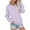 14# Purple Pink, variant on V Neck Sweatshirt Women with Pockets Casual Plain Comfort Hoodless Hoodies Cozy Fleece Pullover Sweatshirts No Hood Dark Gray XXL