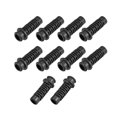 thumbnail image 1 of Unique Bargains Bottes de Soulagement de la Tension 34mm PVC Cord Protector Sleeve Cover pour 2 AWG Câble Électrique Noir 15Pcs, 1 of 3