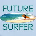 thumbnail image 2 of CafePress - Future Surfer Infant Bodysuit - Baby Light Bodysuit, Size Newborn - 24 Months, 2 of 4