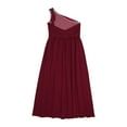 thumbnail image 5 of Alvivi Kids Girls One Shoulder Junior Bridesmaid Dress Formal Party Maxi Gown 6-16, 5 of 5