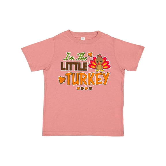 Inktastic Thanksgiving Im the Little Turkey Boys or Girls Toddler T-Shirt