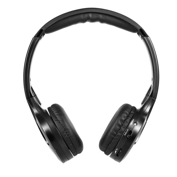 ametoys IR Infrared Wireless Car Headphones Stereo Headset Wired Earphone Dual Channel for In-car DVD Player