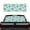 Cartoon Capybara & Lemon Pattern, variant on POLERO Sugar Skull Floral Pattern Car Window Decal, Quick Install Truck Rear Window Decal Corrosion Proof UV Blocking Truck Back Window Decal for, 66.9 x 22.4 Inches