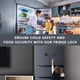 thumbnail image 3 of Cerradura para refrigerador, cerradura para refrigerador con protección de alambre de silicona, cerraduras para refrigerador para niños, fácil de usar e instalar, cerraduras para refrigerado, 3 of 5
