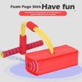 thumbnail image 2 of Pogo de espuma para niños - Palo de salto divertido y seguro - Palo Pogo para niños y rojo kusrkot Saltador de espuma Pogo, 2 of 5