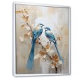 thumbnail image 2 of Designart "Simplistic Exotic Bird Floral Landscape I" Birds Of Paradise Floater Framed Wall Decor, 2 of 5