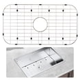 thumbnail image 1 of VEVOR Sink Protector Grid, 26"x14" Stainless Steel Sink Grates, Centered Drain Sink Grates with R90 Corner Radius, Large Sink Bottom Grids, Universal Bowl Rack Sink Accessory For Kitchen Sink, Silver, 1 of 9