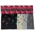 thumbnail image 2 of Dr. Motion Women Novelty Christmas Print Gradated Compression Knee High Socks 6 Pairs, 2 of 4