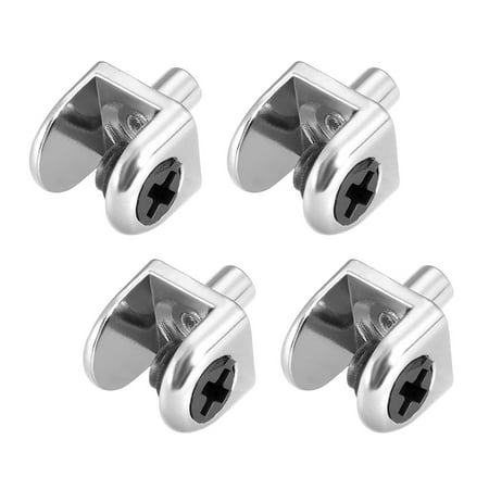 

Glass Shelf Brackets Glass Clamp Clip Shaft Mount for 5-8mm Type-04 4Pcs