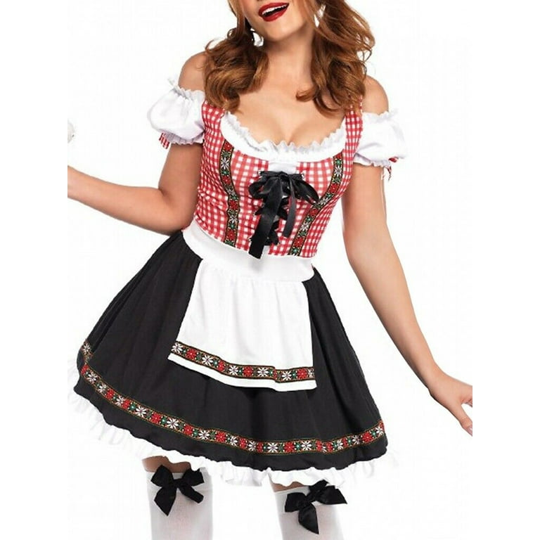 Oktoberfest beer maid costume hotsell