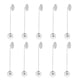thumbnail image 1 of Paquete alfileres de metal para solapa, , sombrero, bufanda, insignia, broche, bandeja en , para bricolaje en alfileres de fl, 1 of 9