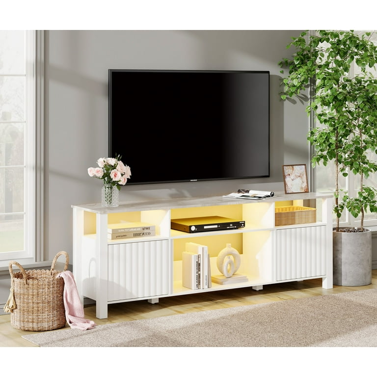 White and gold tv stand 70 inch online