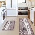 thumbnail image 3 of Christmas Gift Grey Kitchen Rugs Mat Set of 2 Farmhouse Style Rustic Wood Texture Non Slip Kitchen Mats for Floor Washable Kitchen Rug Runner Farmhouse Kitchen Decor, 3 of 6