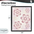 thumbnail image 4 of Stupell Industries Bohemian Disco Ball Floral Patterns Black Floating Frame Canvas Art, 25 x 31, by Lil' Rue, 4 of 8