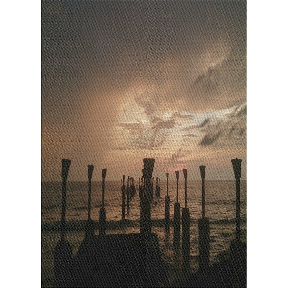 Ahgly Company Indoor Rectangle Patterned Dark Almond Brown Novelty Area Rugs, Swatch Sample