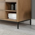 thumbnail image 3 of Kesia 60" Single Bathroom Vanity Set in Brown Pine with Aosta White Composite Stone Countertop without Mirror, 3 of 8