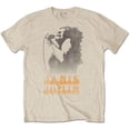 thumbnail image 1 of Janis Joplin T-Shirt en Coton Adulte Working The Mic, 1 of 1