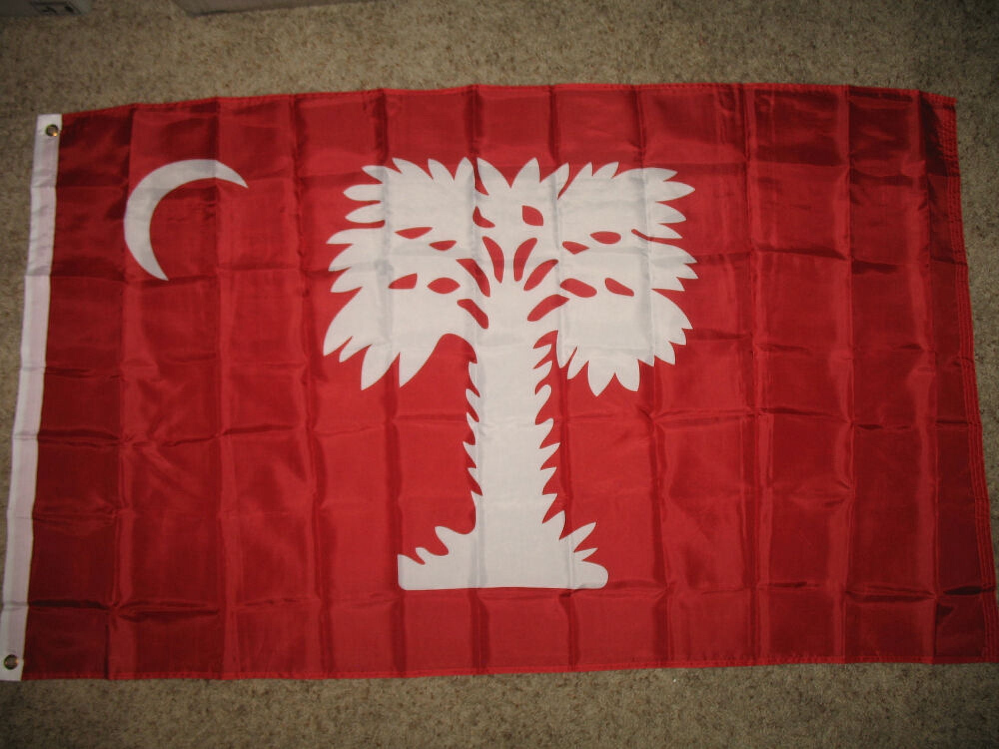 Citadel Big Red Flag 3x5 South Carolina Civil War Palmetto Charleston Ft Sumter