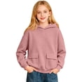 thumbnail image 4 of SUXIAN Hoodie Girls Graphic Print Long Sleeve Pullover Casual Jacket with Pocket Kids Girls Hoodie 7-8 Years, 4 of 6