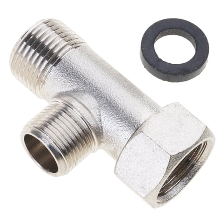 3 Way Brass Plumbing Connectors Toilet Faucet Splitters Valves Bidet Attachment Leakproof Designs Easy Installion