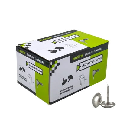 

meite Upholstery Tacks 7/16-inch Head Dia. Silver Tack Nails (500 Pcs/Box)