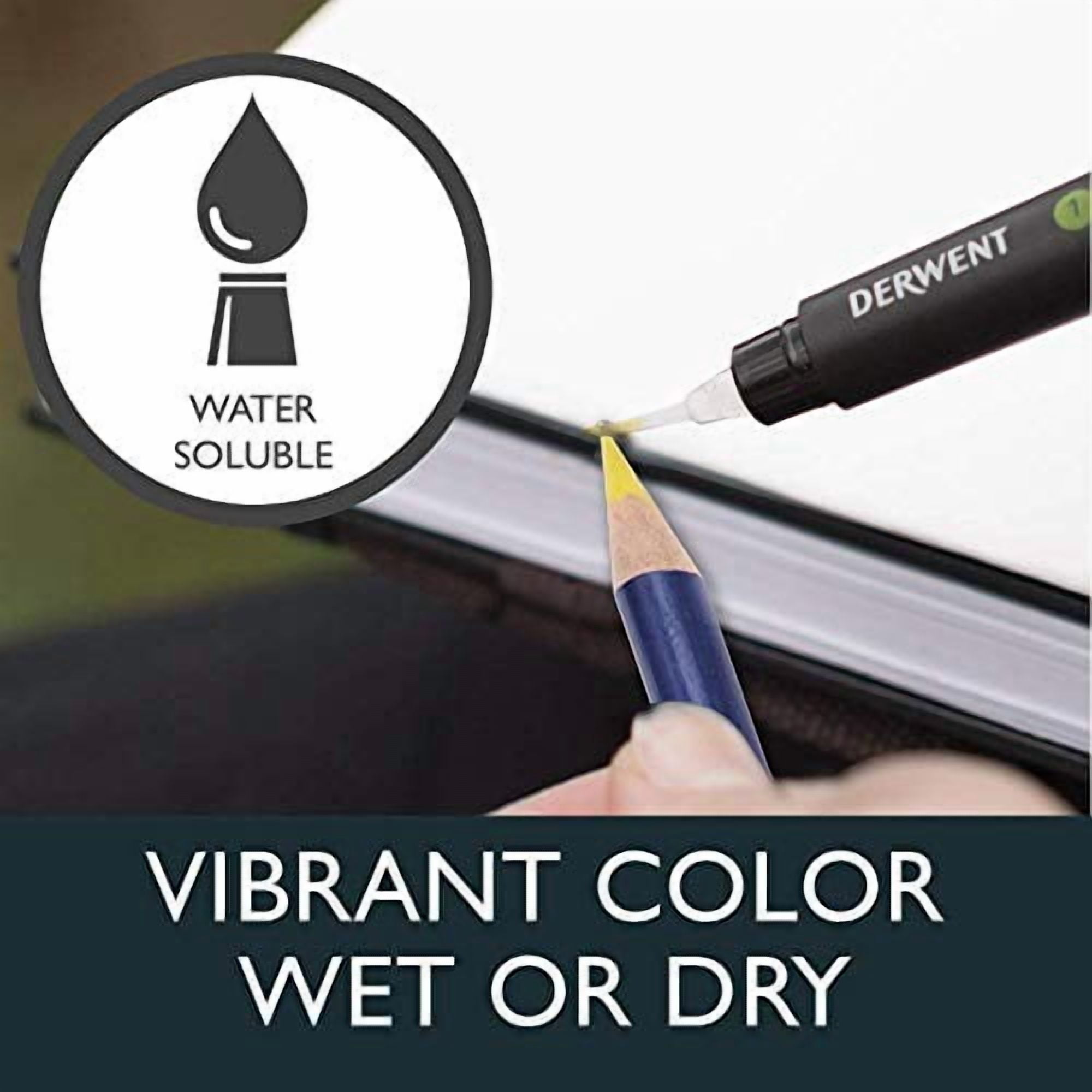 Derwent Inktense Pencil 36-Color Tin Set