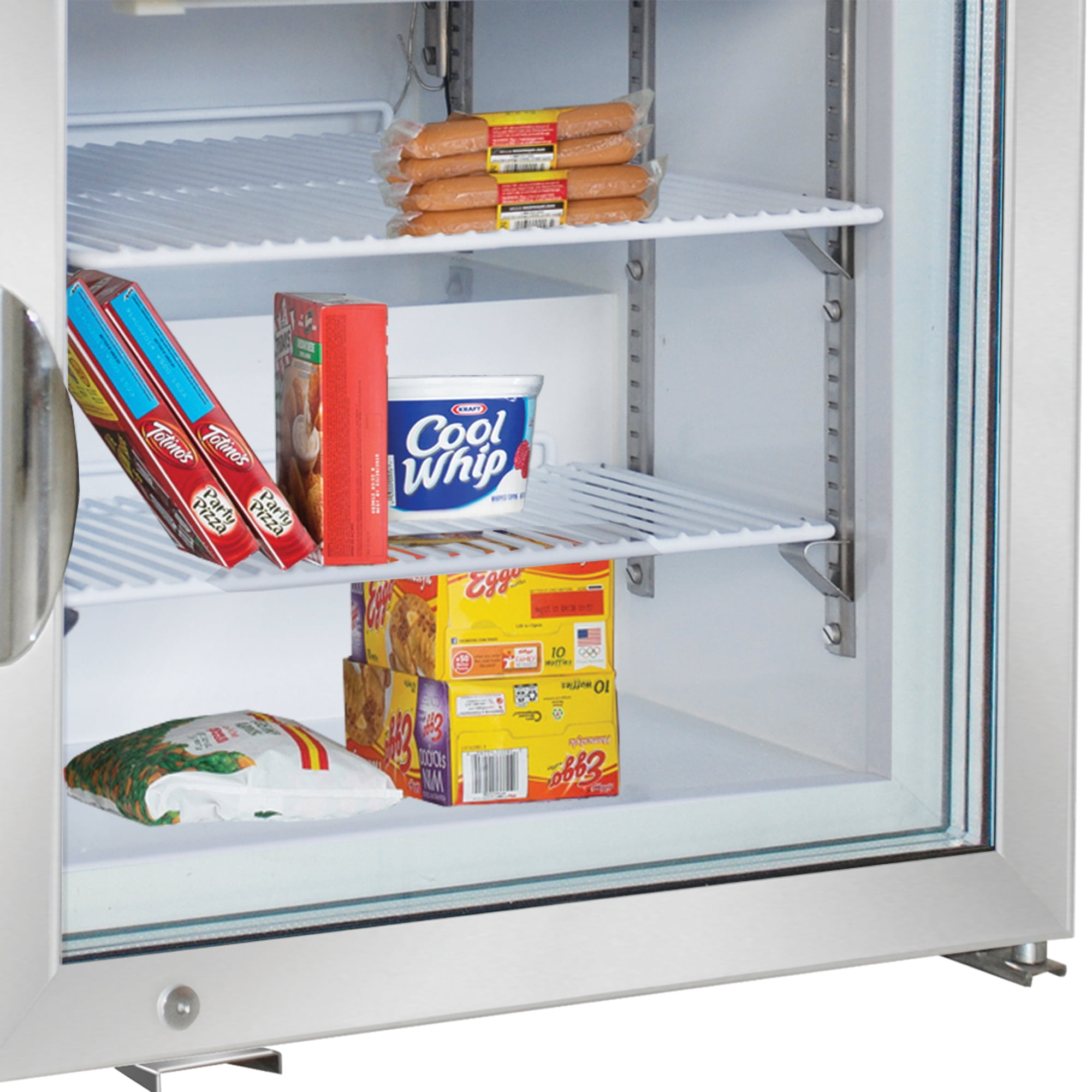 Maxx Cold Merchandiser Freezer, Countertop, 22.4"W,  2.1 cu. ft. Storage Capacity, in White (MXM1-2FHC)