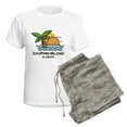 thumbnail image 5 of CafePress - Alabama Dauphin Island Pajamas - Women's Short Sleeve Print T-Shirt and Pants Light Cotton Pajama Set, 5 of 7