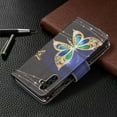 thumbnail image 5 of Dteck Case for Samsung Galaxy A54 5G, Magnetic Pattern Premium PU Leather 9 Card Slots Zipper Wallet Case Shockproof Kickstand Hybrid Rubber Flip Cover with Wrist Strap,Big Butterfly, 5 of 6