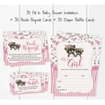 thumbnail image 3 of Inkdotpot Set Of 30Raccoon Baby Shower Invitations-Diaper Raffle Tickets And Baby Shower Book Request Cards Jungle Animals Invites Its A Boy Its A Girl, 3 of 7