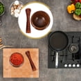 thumbnail image 4 of SHISUYAN Brown Plastic Garlic Mortar and Pestle Set for Home Use Durable and Ergonomic Design, 4 of 8