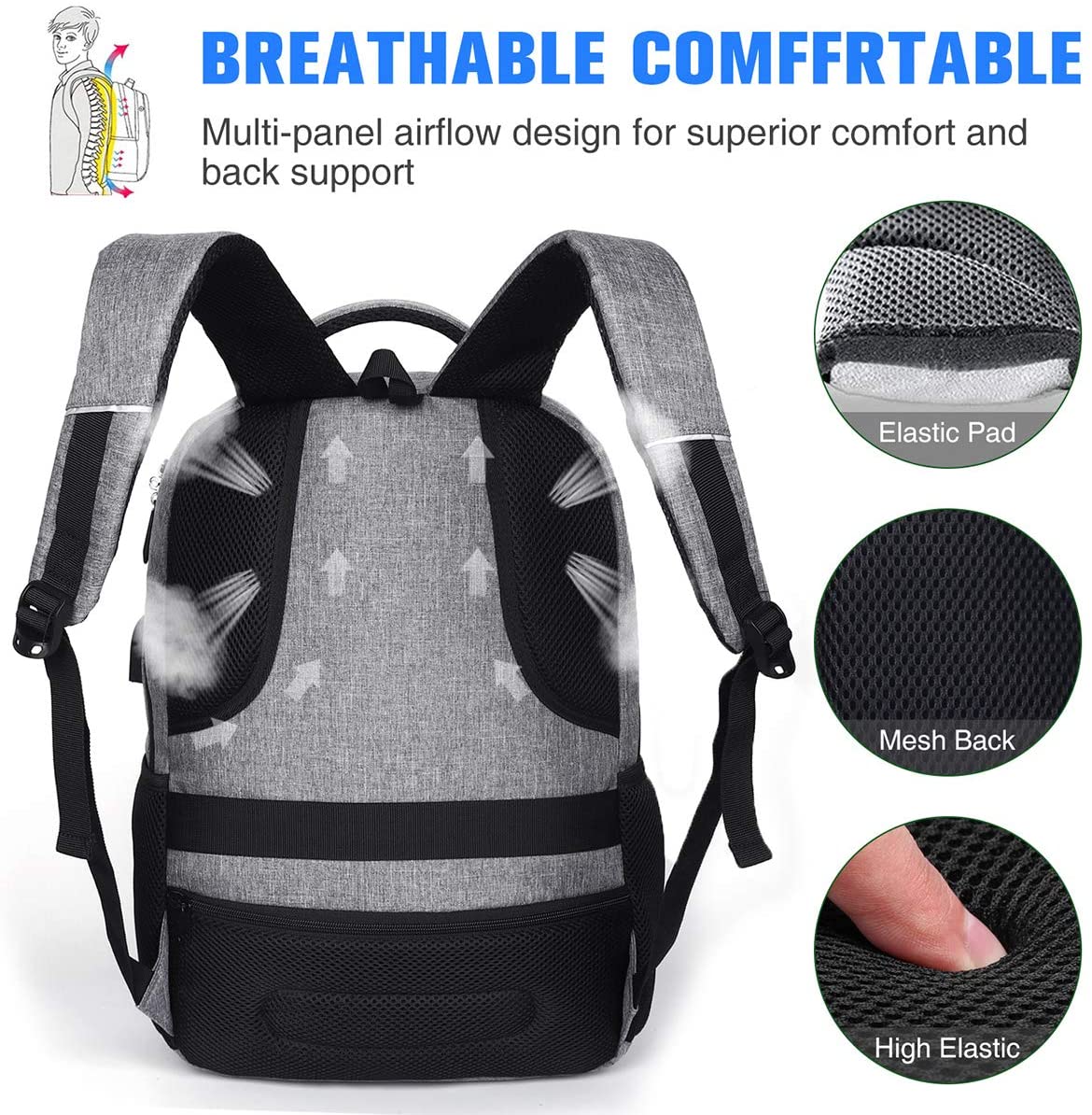 college backpack with laptop compartment
