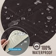 thumbnail image 5 of TAOCOCO Waterproof Sofa Cover Non Slip Chair Seat Covers for 1 2 3 Seater Couch Machine Washable Sofa Slipcover with Side Pockets Leakproof Furniture Protector for Dogs Kids Pets, Chocolate, 5 of 9