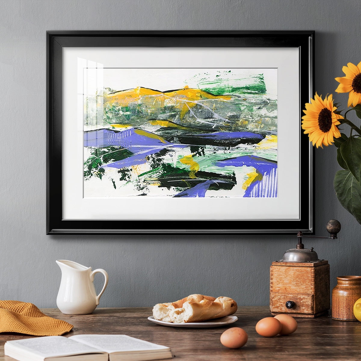 Silent Mountain III Premium Framed Print - Ready to Hang