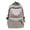 Gray, variant on Modern College Backpack Robust Zipper Comfortable Shoulder Bands Organized Storage Capacity