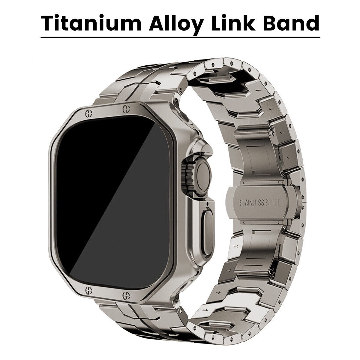 Stainless Steel Strap Metal Watch Band WristBand + Soft TPU Cover Case For Apple Watch Ultra 2 49mm 9 8 7 6 5 4 3 2 1 SE 2 44MM 45MM 42MM