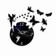 thumbnail image 3 of Butterfly Star 3D Acrylic Stereo Living Room Bedroom Decorating Mirror Wall Clock, 3 of 4