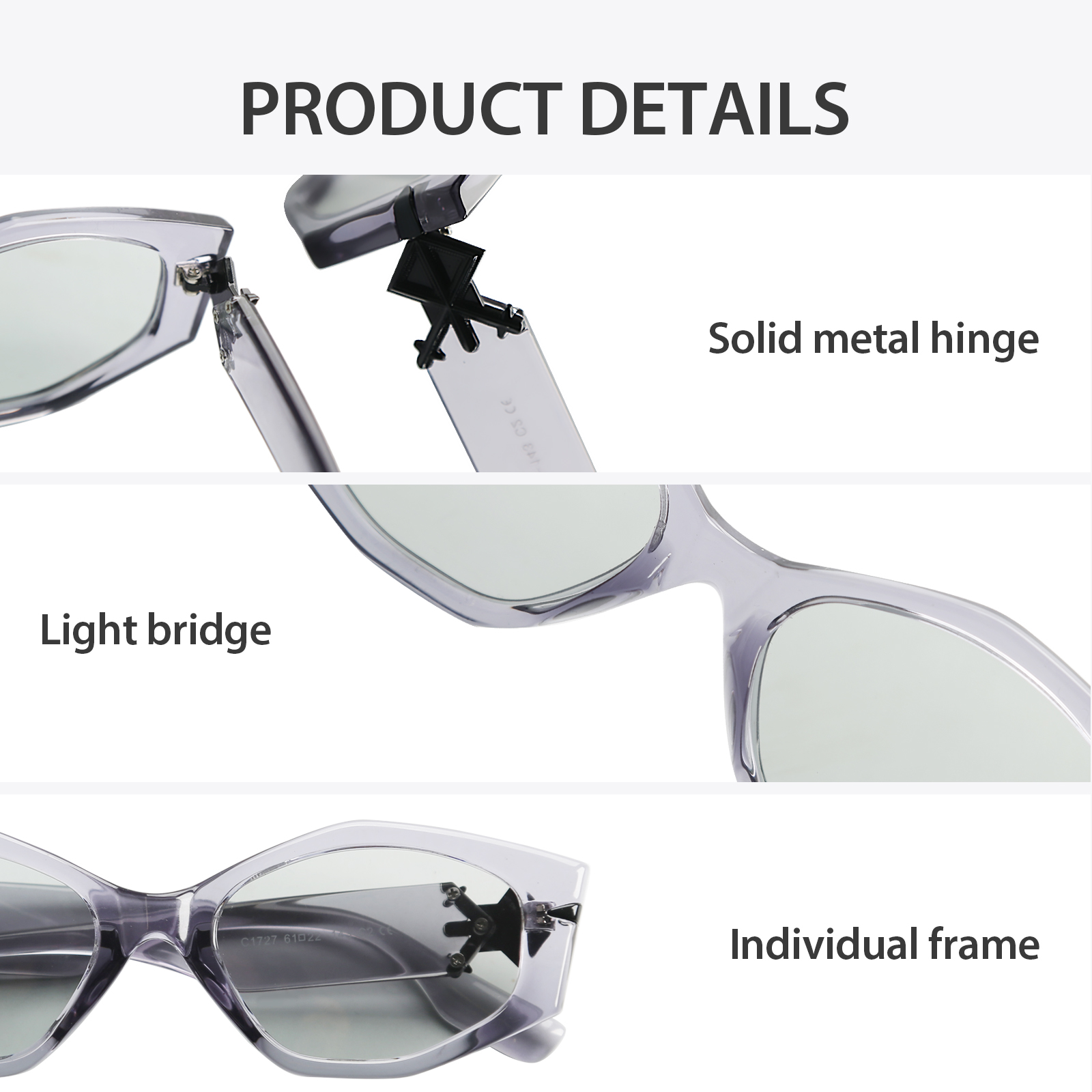 Classic Black Sunglasses For Women Oversized UV400 Protection Summer Fashion Shades I.188678203