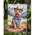 thumbnail image 3 of Carolines Treasures DAC5944GF 15.5 x 11.25 in. Norfolk Terrier Cowboy Welcome Garden Flag, 3 of 5