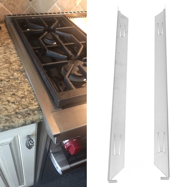 Stainless Steel Stove Covers Heat Resistant Durable Easy To Clean Kitchen Stove Counter Filler for Oven Stove Countertop Brushed Stainless Steel 376g