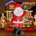 thumbnail image 2 of Mochila Papá Noel decoración navideña juguetes inflables con luz LED 1,8 M modelo inflable regalo de vacaciones decoración interior y exterior, 2 of 6